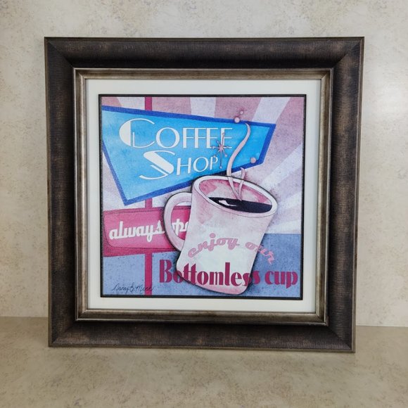 CRYSTAL ART GALLERY framed art coffee shop - Picture 2 of 6